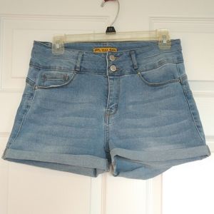 Wax Jean Shorts